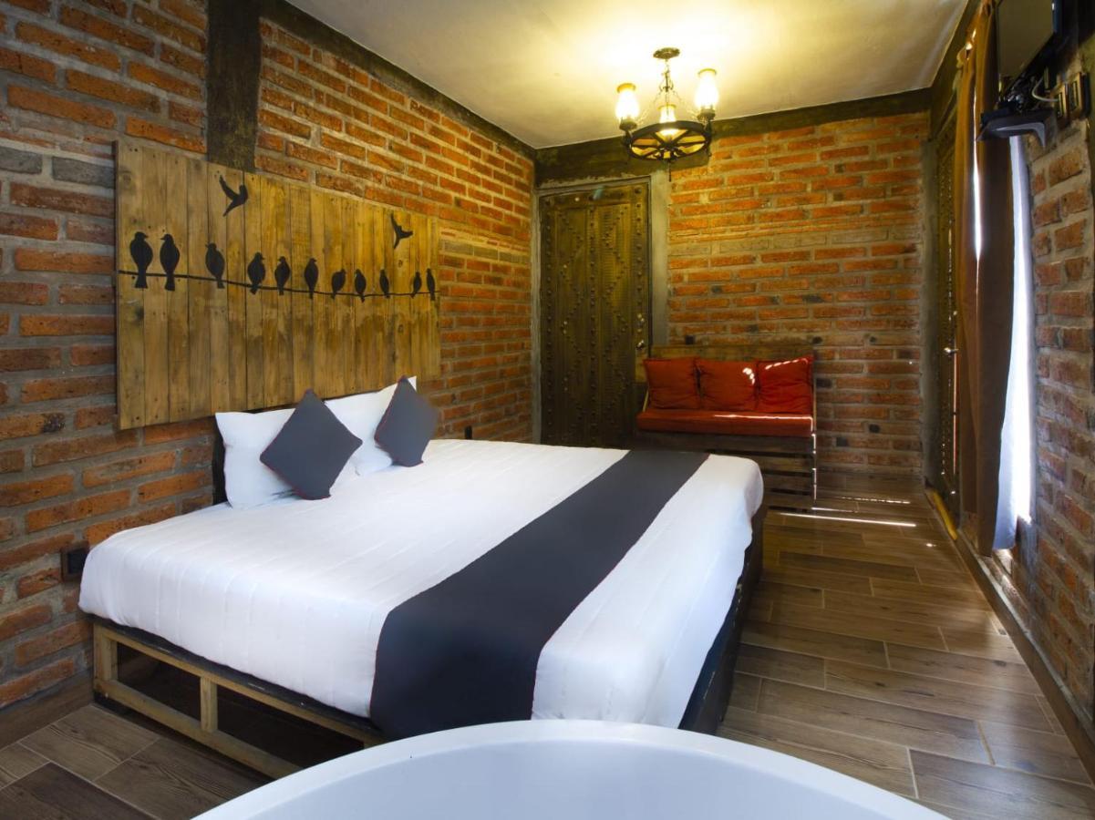 Hotel Cabañas Azul Tequilana Arandas Exterior foto